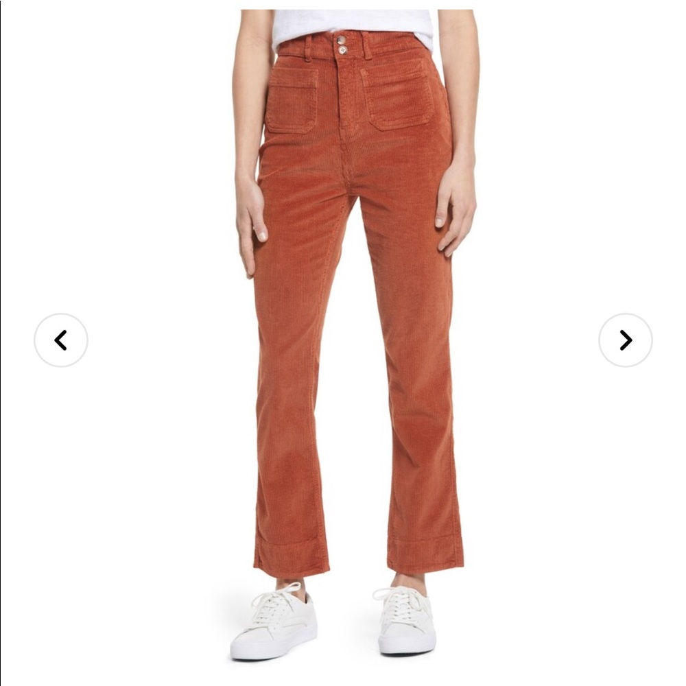Faherty Portland Flare Corduroy in Gingerbread Sz 27